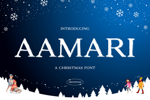 Aamari: Festive Font for Business Branding