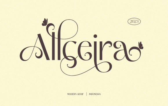 Allceira: A Bold Display Font for Elegant Design