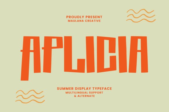 Aplicia Summer Font for Web Design