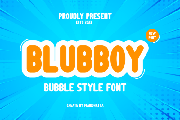 Blubboy Font for Business Branding