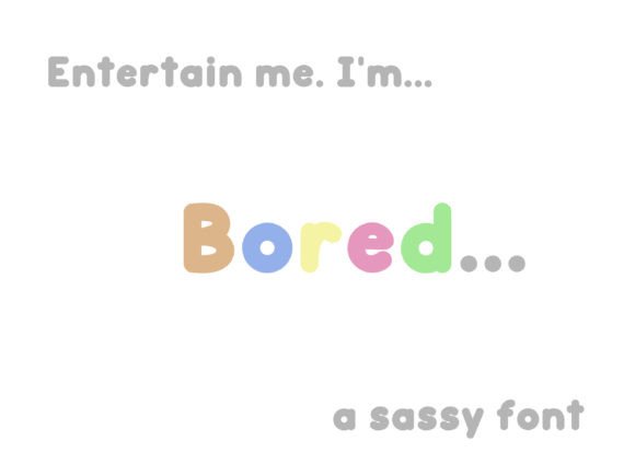 Bored Font for Bold Web Design