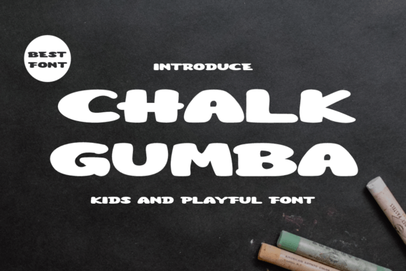 Chalk Gumba Font for Business Branding