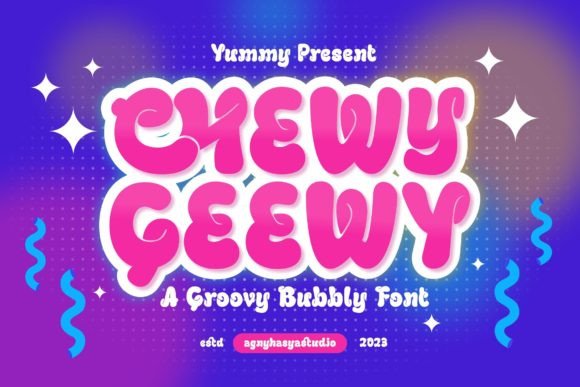 Chewy Geewy Font