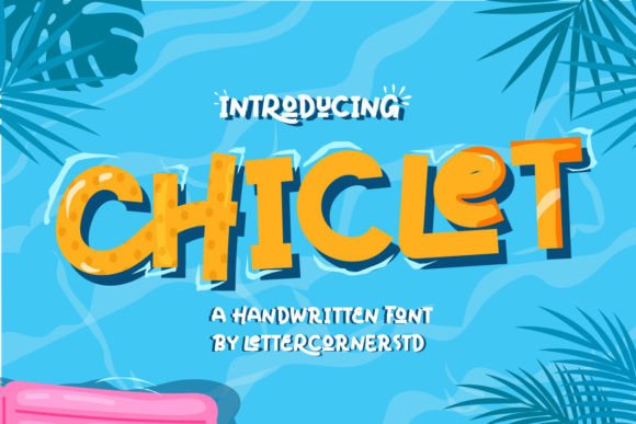 Chiclet Font for Creative Design
