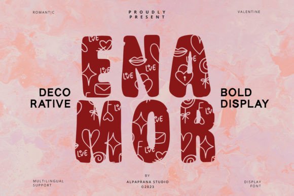 Enamor Font for Creative Projects