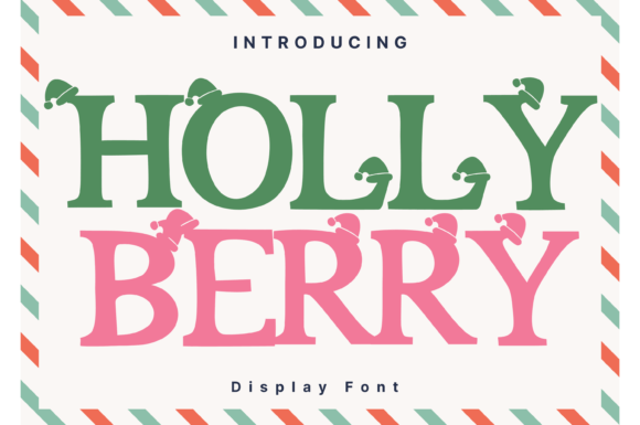 Holly Berry Font: Whimsical Elegance