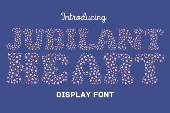 Jubilant Heart Font for Web Design