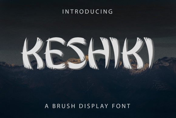 Keshiki: A Bold Display Font for Web Design