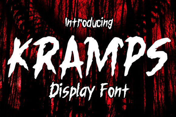 Kramps Font for Halloween Design