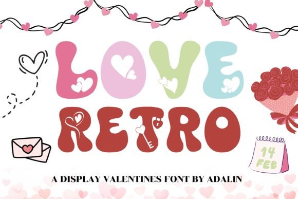 Love Retro Font for Web Design