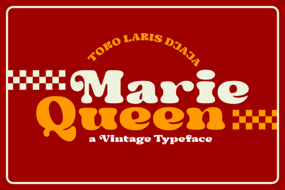 Marie Queen Font for Vintage Branding