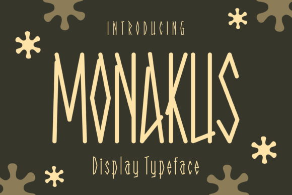 Monakus: A Quirky Display Font