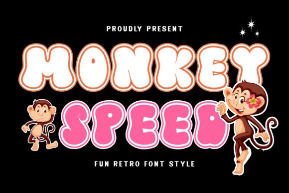 Monkey Speed Font for Creative Brands