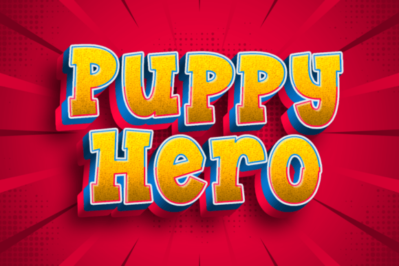 Puppy Hero Font for Bold Web Design