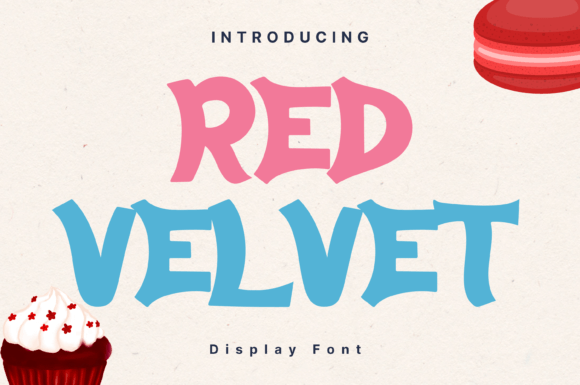 Red Velvet Font for Business Branding