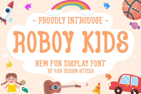 Roboy Kids Font for Creative Makers