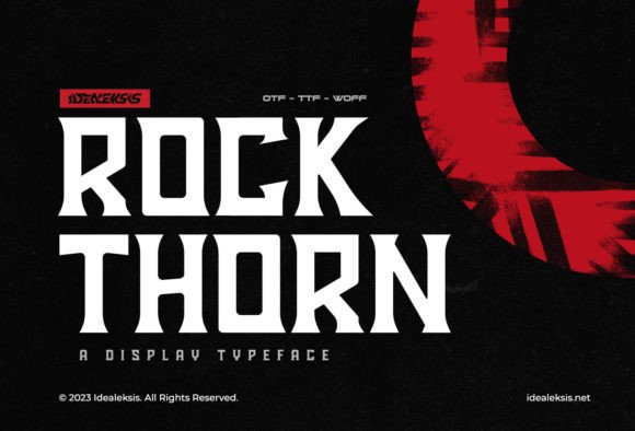 Rock Thorn Font for Bold Branding