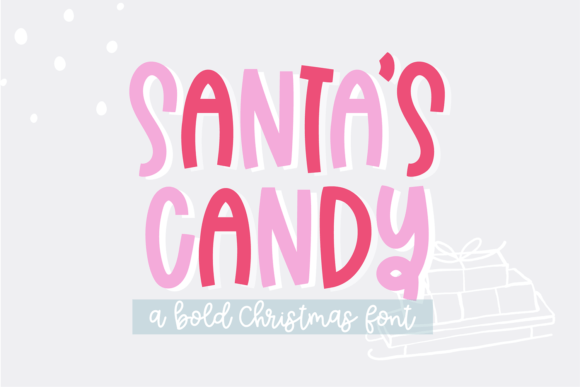 Santa s Candy Font for Holiday Design
