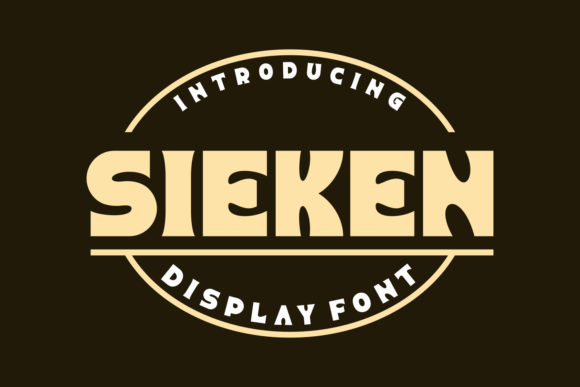 Sieken Font: Bold & Beautiful