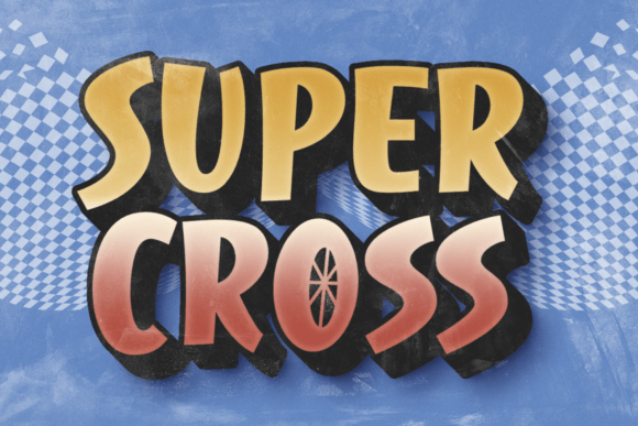 Super Cross Font for Creative Campaigns
