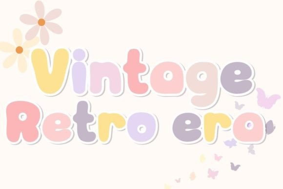 Vintage Retro Era Font