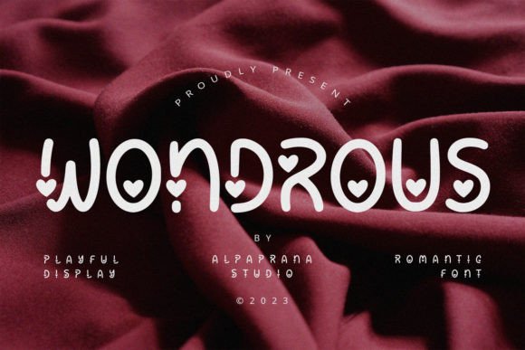Wondrous Font for Bold Branding